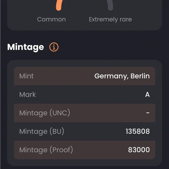 1969 German 1 mark - Picture 4 of 4